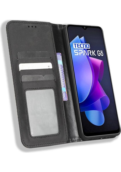 Tecno Spark Go 2023 Manyetik Kapatma Cüzdan Pu Deri Için Kılıf (Yurt Dışından) indirimleri