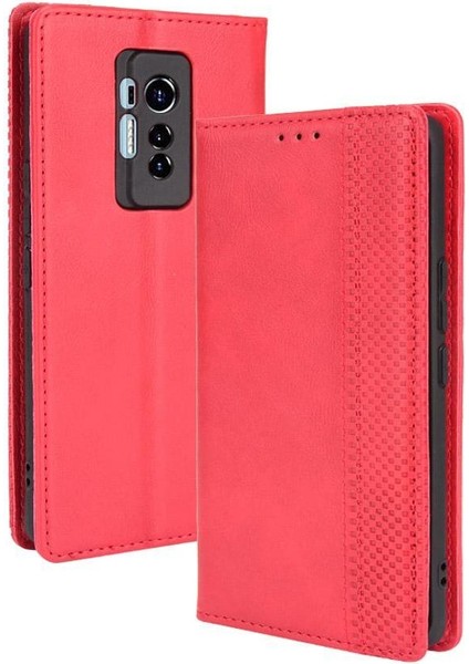 Tecno Phantom x Manyetik Kapatma Cüzdan Pu Deri Için Kılıf (Yurt Dışından)