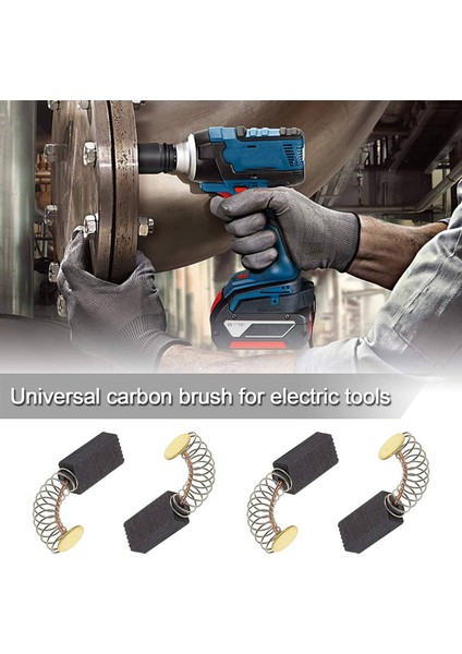 15 Çift Motor Caon Fırçalar 13MM x 8mm x 5mm Açı Öğütücü Oital Zımpara Için Evrensel Alet Yedek Parçaları (Yurt Dışından)