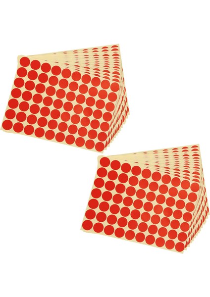 30PCS 19MM Daireler Yuvarlak Kod Çıkartmaları Kendinden Yapışkanlı Yapışkan Etiketler Kırmızı (Yurt Dışından) indirimleri