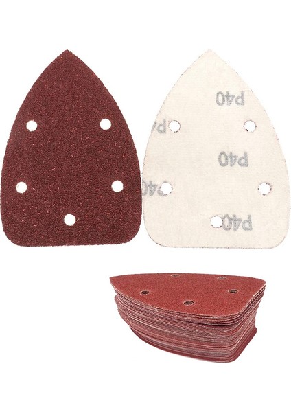 Zımpara Kağıtları 140MM, 5 Delikli Fare Detaylı Zımpara Kağıdı Üç Köşeli Cırt Halkalı Diskler Zımpara Pedleri 72 Adet (Yurt Dışından) fırsatları