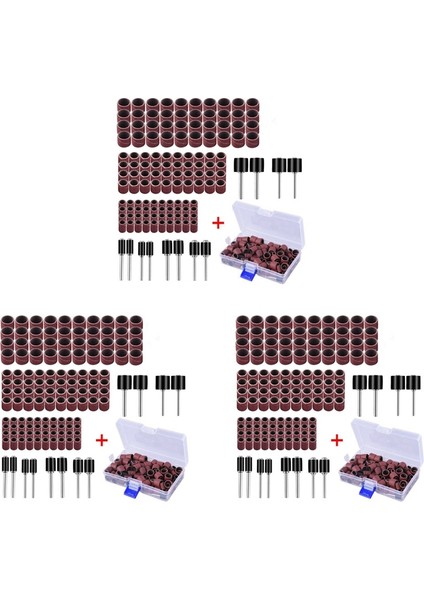 396 Parça D Zımpara Seti, Ücretsiz Kutulu, 120 Parça Zımpara Bandı Kılıfı ve 12 Parça D Mandrel Dahil (Yurt Dışından)