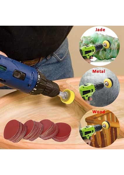 Flyeer 104 Adet 2 Inç Zımpara Zımpara Kağıdı Akın Disk Zımpara Kağıdı 100 Adet 80-3000 Grit Zımpara Kağıdı 2 Tepsi 2 Yastık Pedleri (Yurt Dışından) fiyatları