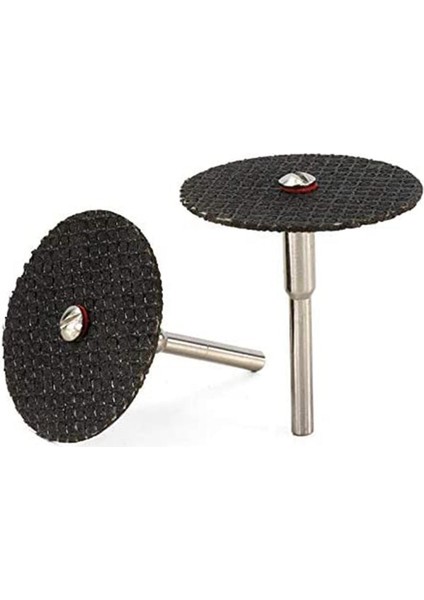 25 Adet 32MM Taşlama Çarkı Mandreller ile Döner Aletler Için Reçine Kesme Diski Mini Daire Testere Bıçağı Döner Kesme Tekerleği (Yurt Dışından)