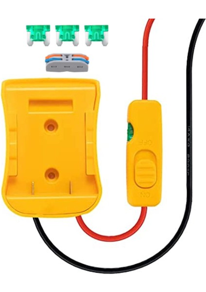 Dewalt DCB205 DCB206 DCB203 Için Dewalt 20V Için Tekerlek Adaptörü 18V Dönüştürücü Kiti (Yurt Dışından)
