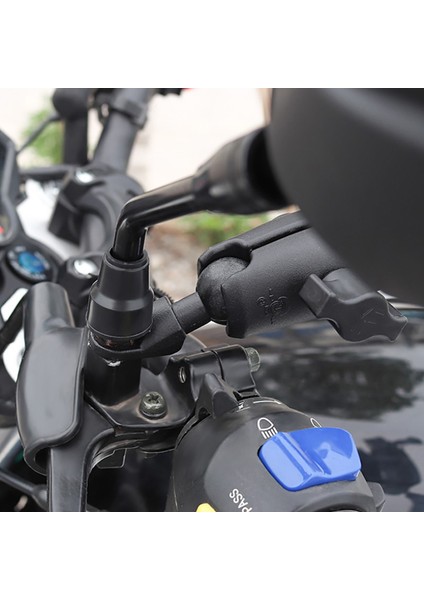 Motosiklet Açılı Taban W/10MM Delik 1 ''bilyalı Kafa Adaptörü Ram Montaj Güneş Işığı Süper Mağaza Için Çalışmak (Yurt Dışından) indirimleri