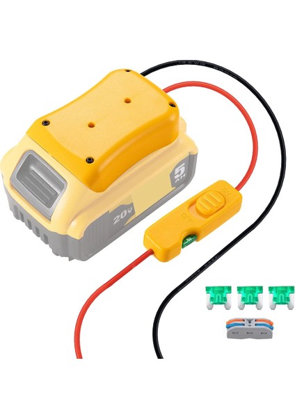 Dewalt DCB205 DCB206 DCB203 Için Dewalt 20V Için Tekerlek Adaptörü 18V Dönüştürücü Kiti (Yurt Dışından)