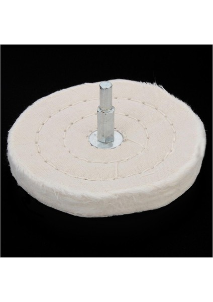 Oumery 2x 4 Inç 100MM Kumaş Parlatma Paspas Tekerlek Pedi/matkap Parlatıcı Öğütücü (Yurt Dışından)