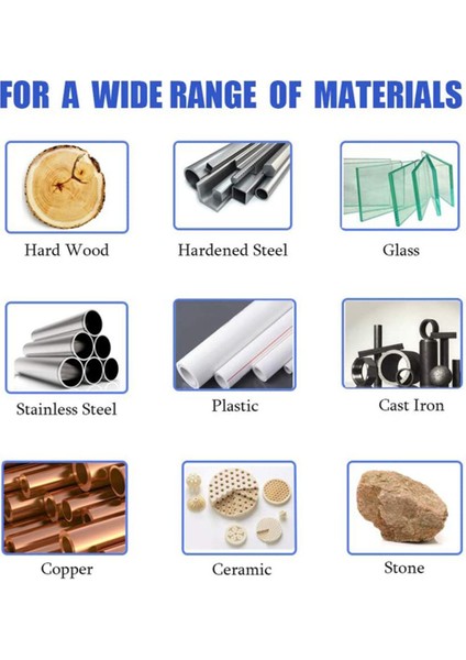 Ncanruı Tungsten Karbür Çapak Çift Kesim Döner Takım Kalıp Öğütücü Uçları, 1/4 Inç Şaft, Ahşap Oyma, Metal Işleme, Taşlama Için (Yurt Dışından)