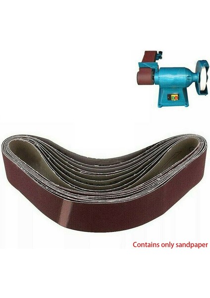 10 Paket 686X50MM Zımpara Kayışları 100 Grit Alunyum Oksit Zımpara Zımpara Kayışları (Yurt Dışından)