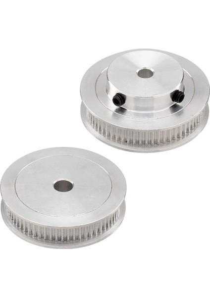 Zoroom 2 Kit Gt2 Senkron Tekerlek 20 ve 60 Diş 5mm Çap, Alüminyum Zamanlama Kasnağı 2 Adet Uzunluk 200MM Genişlik 6mm Kayış (Delik 5mm) (Yurt Dışından)