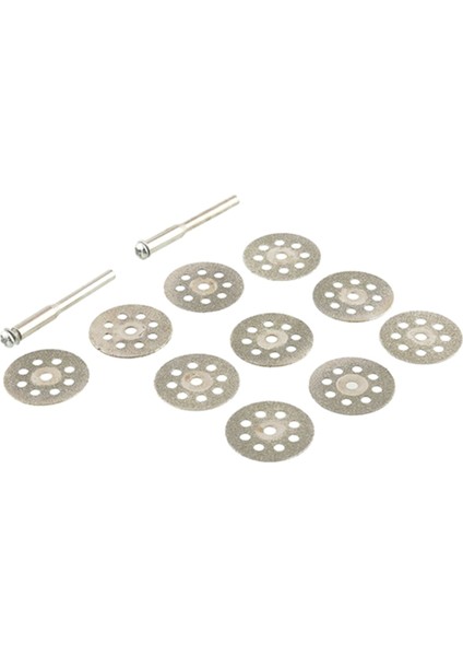 10 Adet Mini 22MM Elmas Kesme Diski Testere Bıçağı Değirmen Sac ve 6 Adet Metal Hss Daire Testere Bıçağı Seti Kesme Diskleri (Yurt Dışından)