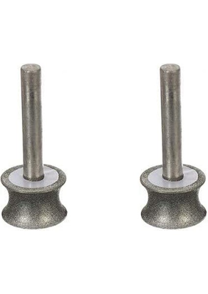 2x Elmas Taşlama Tekerlek Cam Uçak Düz Kenar Pah 6mm Shank (10MM) Için Taşlama Tekerleği (Yurt Dışından)