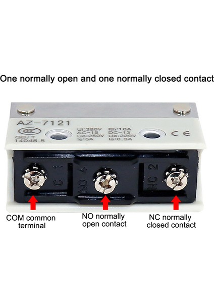 Az 7121 Su Geçirmez Mikro Anahtar Hareket Limit Anahtarı Düz 90 Derece Makaralı Kol Inching Seyahat Limit Anahtarı Menteşeli Makaralı Kol Jessica (Yurt Dışından) fiyatları