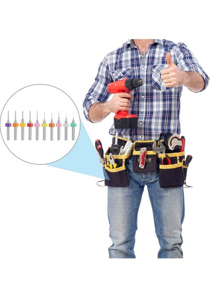 1 Takım 0.3-1.2mm Tungsten Çelik Matkap Ucu Seti Kaba Taş Takı Için Minyatür Matkap Ucu Seti (Yurt Dışından)
