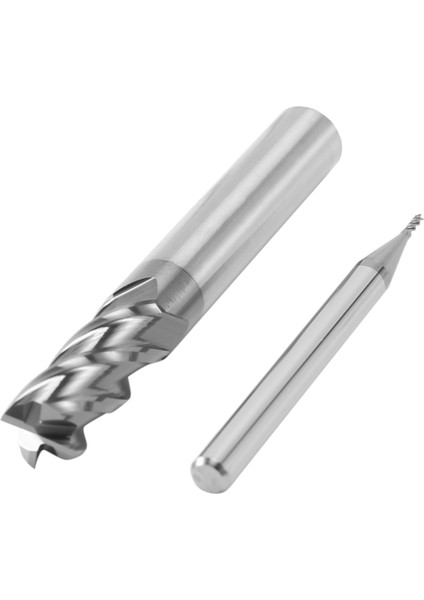 Karbür Freze Için 6 Adet 4 Flüt Uçlu Freze Seti (1 2 3 4 6 8mm) (Yurt Dışından)