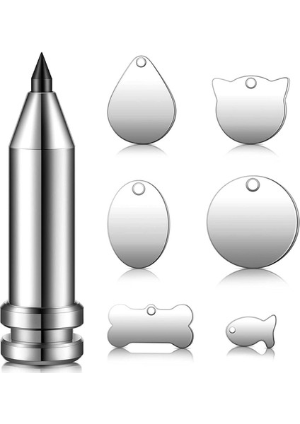 Gravür Ucu Gravür Aracı 6 Adet Çeşitli Metal Damgalama Boşlukları ile Gravür Aracı Keşfet, Hava, Hava 2 ile Uyumlu (Yurt Dışından)