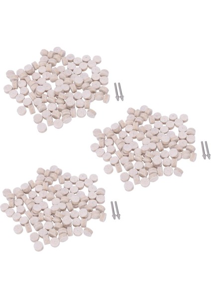 Jaeee 300 Adet Yün Keçe Parlatma Parlatma Yuvarlak Tekerlek Aracı + Dremel Rotary Için 6 Sap (Yurt Dışından)