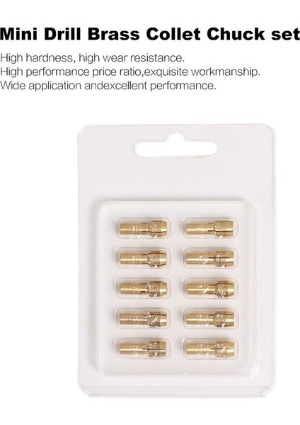 10 Adet Mini Matkap Pirinç Pens Aynası Seti Taşlama Aynası Döner Alet Için-Altın (Yurt Dışından) modelleri