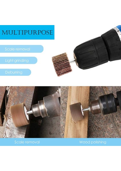 Srıwen 2020 20 Paket Monteli Mop Zımpara 80 Grit Alüminyum Oksit Zımpara Mop Zımparaları Matkap - Aşındırıcı Taşlama Aleti (Yurt Dışından) fırsatları