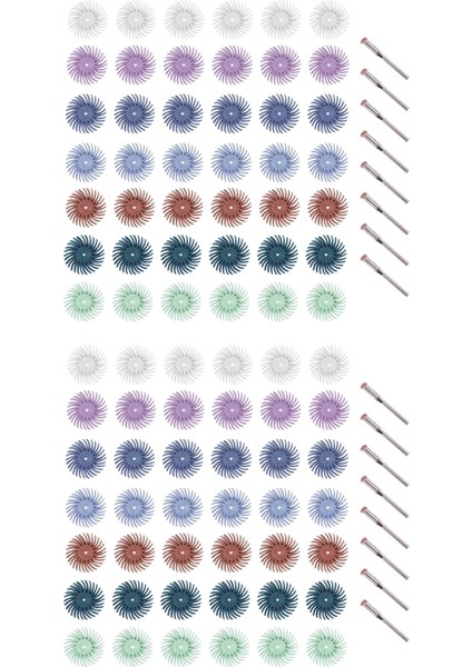 100 Adet 1 Inç Radyal Kıl Disk Kiti Aşındırıcı Fırça 3mm Shank Detay Parlatma Tekerleği Döner Alet Aksesuarları (Yurt Dışından) modelleri