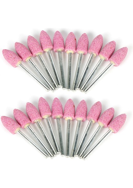 Hyqzltca 20 Adet Aşındırıcı Monte Taş Dremel Aksesuarları Için Taşlama Taşı Tekerlek Kafası Dremel Döner Aletler-Şekil Pembe (Yurt Dışından) fiyatları