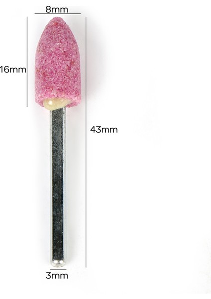 Hyqzltca 20 Adet Aşındırıcı Monte Taş Dremel Aksesuarları Için Taşlama Taşı Tekerlek Kafası Dremel Döner Aletler-Şekil Pembe (Yurt Dışından) fırsatları