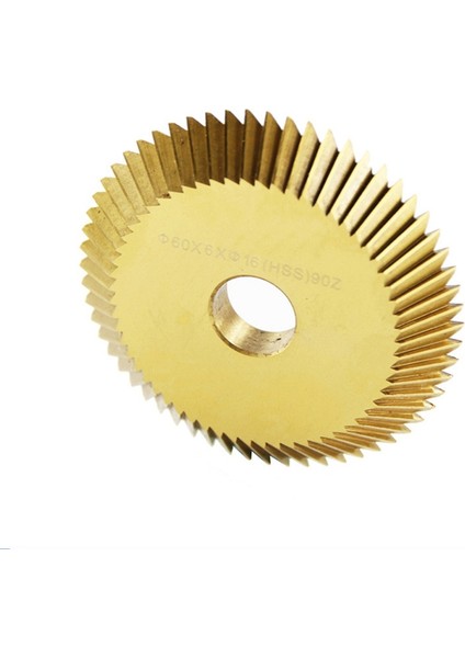 Zoroom 2x Titanyum Kaplama 60X6X16MM Tüm Yatay Anahtar Makinesi Disk Kesici Için Anahtar (Yurt Dışından)