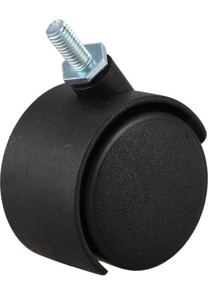 6mm Dişli Kök 40MM Çift Tekerlekli Dönebilen Teker Siyah (Yurt Dışından) fırsatları