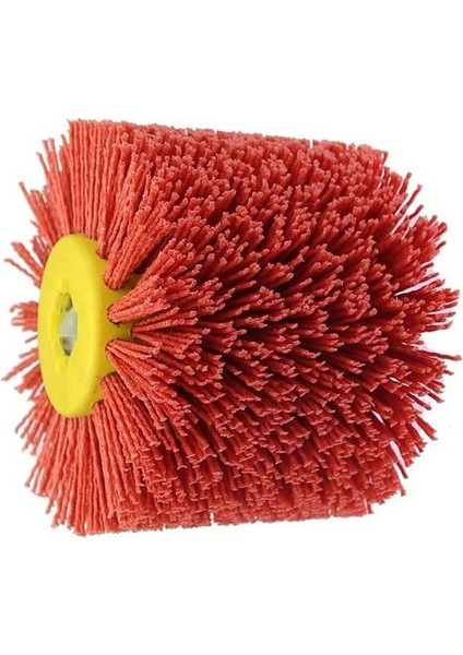 Kırmızı Aşındırıcı Tel D Fırçalar Çapak Alma Parlatma Parlatma Tekerlek Mobilya Ahşap Açı Öğütücü Adaptörü (Yurt Dışından)