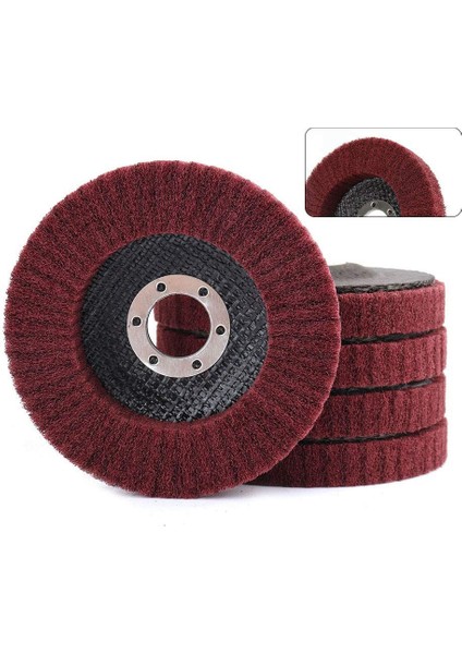 Xınqıus 5 Adet 4 Inç Naylon Fiber Kesme Diski Parlatma Taşlama Taşı, Ovma Pedi Parlatma Tekerlek Açı Öğütücü Için (Yurt Dışından)