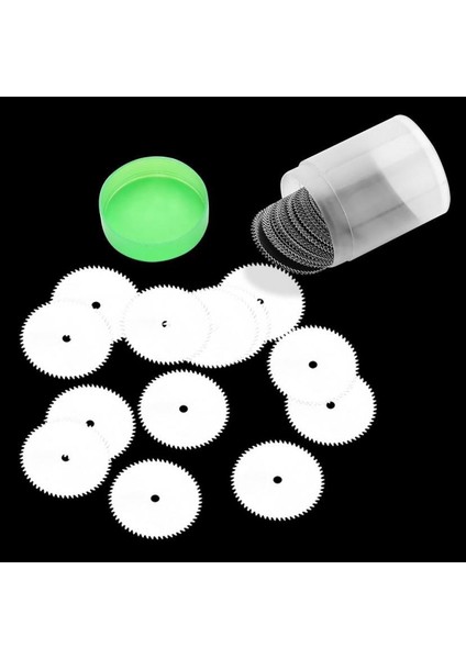 Mini Kesme Diski 80 Adet 22*3.2mm 20 Diş Mini Dairesel Bıçak Kesme Diski Elektrikli Öğütücü Için (Yurt Dışından)