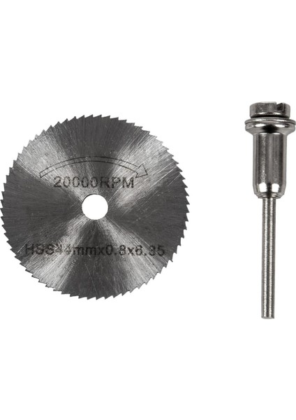 7x Hss Dairesel Ahşap Kesme Testere Bıçağı Diskleri Döner Alet Için Mandrel Mini Matkap (Yurt Dışından)