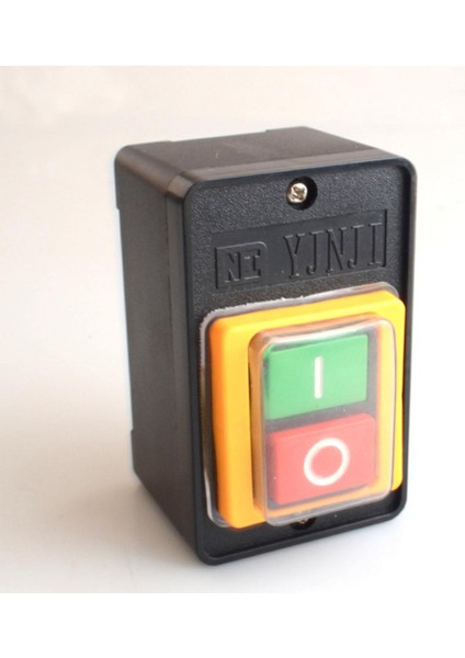 Grapety Su Geçirmez Kontrol Basmalı Düğme Anahtarı Elektronik Diy Makinesi Matkap Motoru Açma/kapama Başlat/durdurma Anahtarı 380 V KAO-10KH (Yurt Dışından)