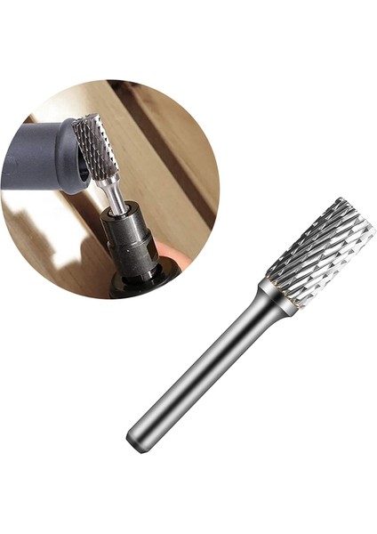Jdxhlau Tungsten Karbür Çapak Çift Kesim Döner Takım Kalıp Öğütücü Uçları, 1/4 Inç Şaft, Ahşap Oyma, Metal Işleme, Taşlama (Yurt Dışından) fırsatları