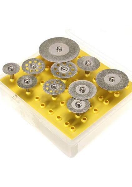 Bradoo-10 Adet 5mm Küresel Uç 3mm Shank Elmas Monte Noktası Taşlama Uçları ile 10 Adet Elmas Kesme Diskleri Kesme Çarkı Seti (Yurt Dışından) indirimleri