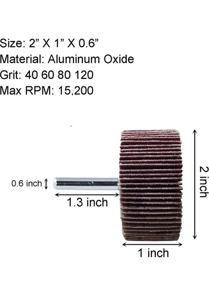 Bradoo- 40MM Sap Sayfa Tekerlek Parlatma Aşındırıcı Bin Sayfa Tekerlek Parlatma Bin Pervane Tekerlek Zımpara Bezi Pervane (Yurt Dışından)