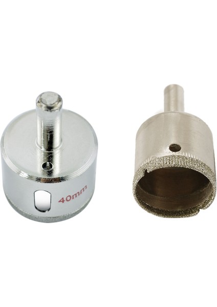 Eıtgzwas 2020 2x Elmas Kaplamalı Uç 40MM/30MM Cam Delik Testere Kesici Ucu (Yurt Dışından)