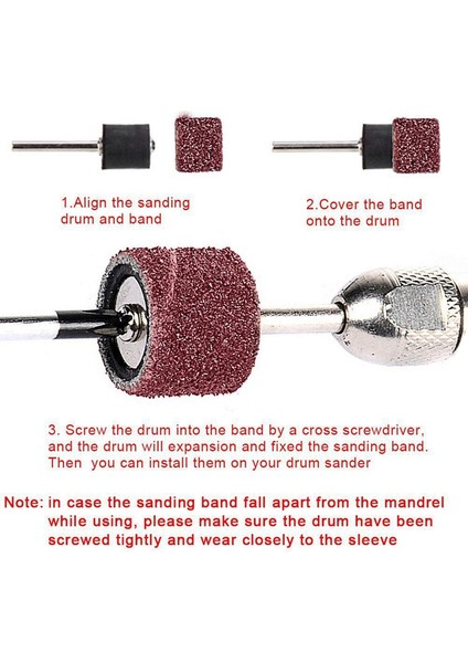 396 Parça D Zımpara Seti, Ücretsiz Kutulu, 120 Parça Zımpara Bandı Kılıfı ve 12 Parça D Mandrel Dahil (Yurt Dışından) indirimleri