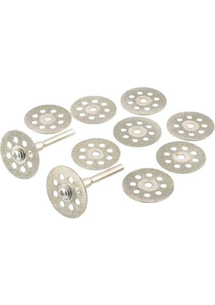 10 Adet Mini 22MM Elmas Kesme Diski Testere Bıçağı Değirmen Levhası (Yurt Dışından)