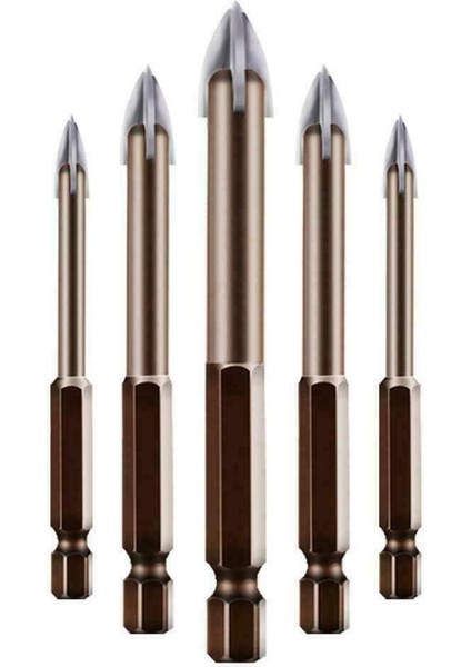 Adet/takım 3-7mm Matkap Ucu Kiti Evrensel Yüksek Verimli Anti-Pas Matkap Ucu Tamamen Cilalı Yardımcı Renk (Yurt Dışından)
