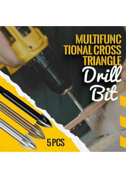 Adet/takım 3-7mm Matkap Ucu Kiti Evrensel Yüksek Verimli Anti-Pas Matkap Ucu Tamamen Cilalı Yardımcı Renk (Yurt Dışından)