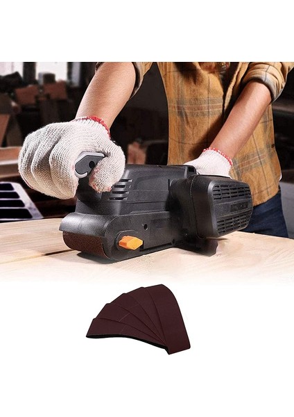 10 Adet 100X610MM Zımpara Kayışları Zımpara Kağıdı Aşındırıcı Bantlar Sander Döner Aletler Için Dremel Aksesuarları, 40-120 Irmik (Yurt Dışından)