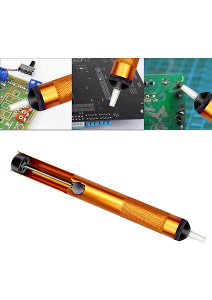 Lehim Sökme Vakum Pompası Lehim Temizleme Aracı Pürüzsüz Çalıştırma Aksesuarları Kaymaz Sap (Yurt Dışından)