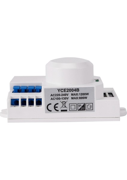 2x 220V 360 Derece Mikrodalga Sensörü Işık Anahtarı Indüksiyon Mikrodalga Hareket Sensörü Anahtarı Titreşim Sensörü (Yurt Dışından)