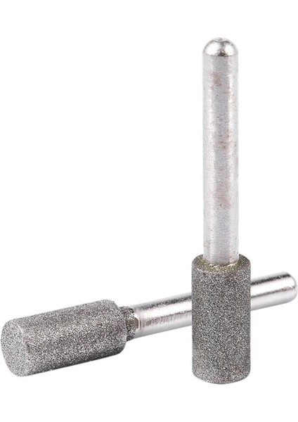 Adet 6mm Shank 10MM Çaplı Silindir Kafası Taşlama Elmas Taşlama Kalemi (Yurt Dışından)