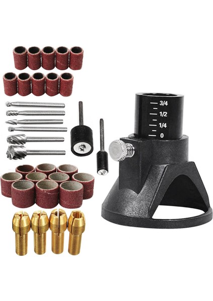 Flyeer 2020 4 Adet Döner Çok Amaçlı Pens Somun Kiti Için 0.8/ 1.6/ 2.35/ 3.2 mm ve 29X Döner Elektrikli Matkap Adanmış Bulucu Matkap Uçları (Yurt Dışından) fiyatları