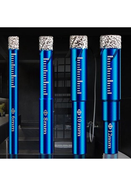 Elmas Kaplı Matkap Ucu Seti 6mm 8MM10MM 12MM Kiremit Mermer Cam Seramik Delik Kesici Güç Aracı Matkap 4 Adet (Yurt Dışından) modelleri