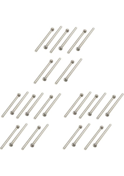 Zoroom 30 Adet 5mm Küresel Uçlu 3mm Shank Elmas Monteli Nokta Taşlama Uçları (Yurt Dışından)