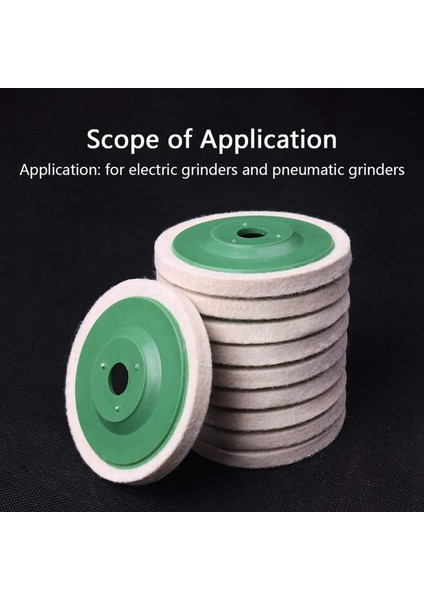 20 Adet 100MM 4 Inç Yün Parlatıcı Yuvarlak Parlatma Tekerlekleri Pedleri Parlatıcı Tekerlekler Bakır Demir ve Alüminyum Parlatma Araçları (Yurt Dışından) modelleri